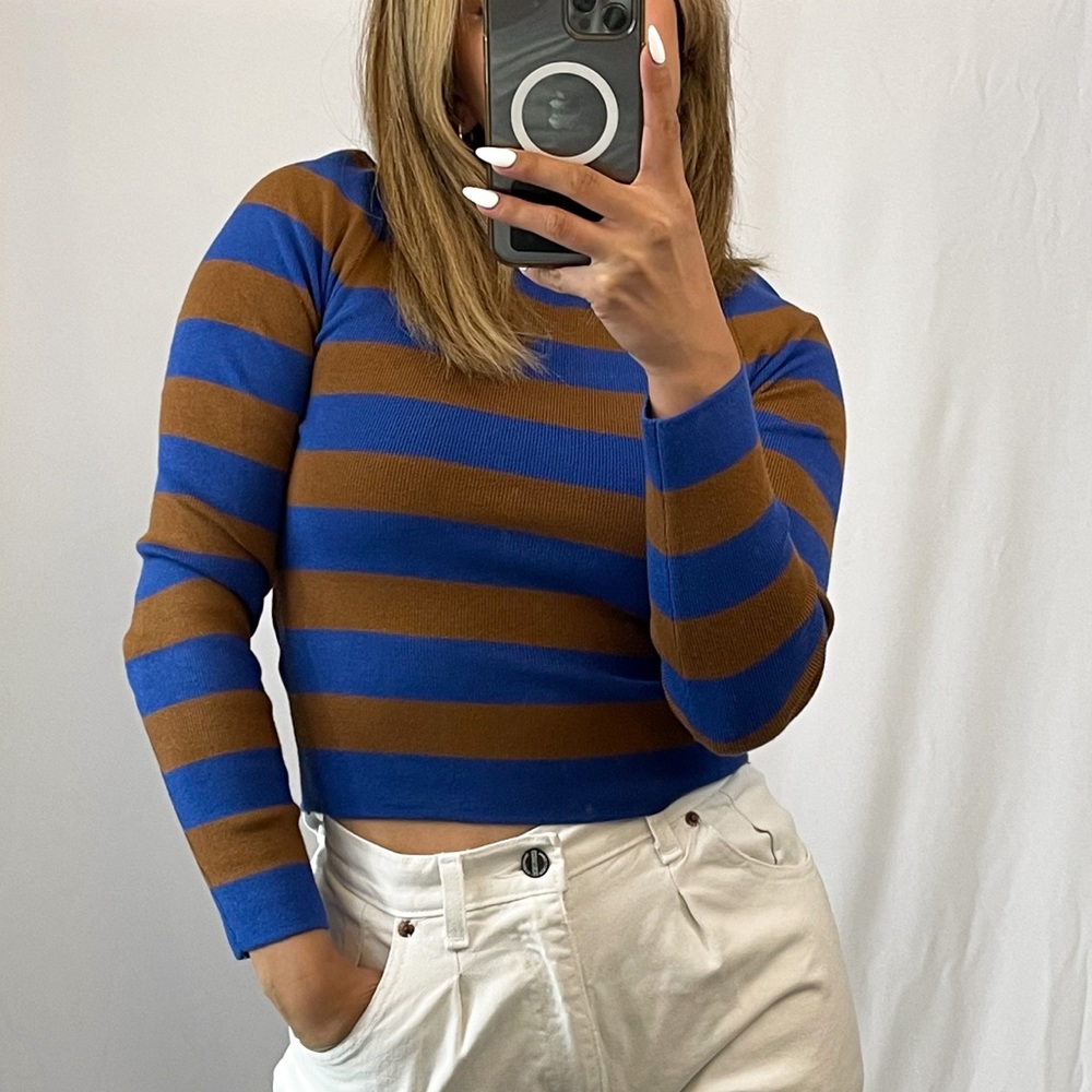 NEW Deluc LUCCA Striped Sweater
